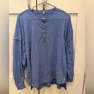 FP Movement blue henley